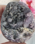 Unique Grape Agate Botryoidal Chalcedony Natural Crystal Cluster Semi-Polished Egg | Gamaret - 2