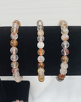 Golden Healer Hematoid Quartz Crystal Natural Gemstone 5-6mm Bead Bracelet - Close Up 1