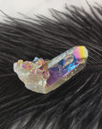 Unique Titanium Rainbow Aura Quartz Crystal Treated Gemstone | Gojo