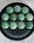 Green Aventurine Natural Crystal Sphere Gemstone Orb - One 30mm Sphere