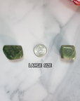 Grossularite | Green Grossular Garnet Crystal Natural Tumbled Stone | Multiple Sizes - Large Size