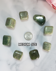 Grossularite | Green Grossular Garnet Crystal Natural Tumbled Stone | Multiple Sizes - Medium Size