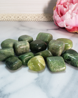 Grossularite | Green Grossular Garnet Crystal Natural Tumbled Stone | Multiple Sizes