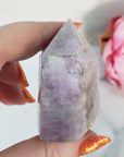 Unique Kunzite Spodumene Crystal Tower Natural Gemstone Point | Heather -1