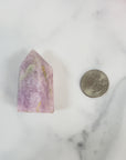 Unique Kunzite Spodumene Crystal Tower Natural Gemstone Point | Heather - 3