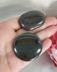 Hematite Natural Crystal Palm Stone Worry Stone Meditation Tool - 2