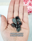 Hematite Stone Tumbled Pebble Crystal Chips By the Ounce - 2