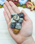 picasso jasper stones in hand