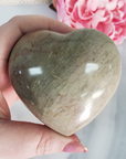 Unique Polychrome Jasper Stone Heart Natural Crystal | 71mm | Jasmine - 3