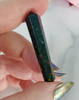 Unique Mini Bloodstone Natural Gemstone Double Terminated Crystal Wand | Jolly-1