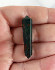 Unique Mini Bloodstone Natural Gemstone Double Terminated Crystal Wand | Jovial - 1