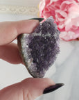 Unique Druzy Amethyst Crystal Cluster Natural Gemstone | Kago - 1