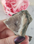 Unique Pale Druzy Amethyst Crystal Cluster Natural Gemstone | Kikyo - 1