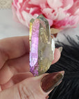 Unique Titanium Rainbow Aura Quartz Crystal Treated Gemstone | Kiseki - 1