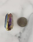Unique Titanium Rainbow Aura Quartz Crystal Treated Gemstone | Kiseki - 4