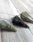 Labradorite Gemstone Polished Pendulum