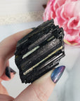 Raw Black Tourmaline Crystal Natural Rough Gemstone Natural Black Schorl Mineral