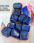 Lapis Lazuli Crystal Natural Gemstone Tumbled Stone | One Stone | Multiple Sizes! - 6