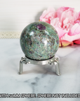 Metal Display Stand for Gemstone Spheres, Crystal Geodes, & Stone Eggs | Large - 2