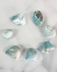 Larimar Pectolite Natural Gemstone Tumbled Stone - 7