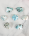 Larimar Pectolite Natural Gemstone Tumbled Stone