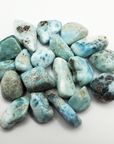 Larimar Pectolite Natural Gemstone Tumbled Stone - 2
