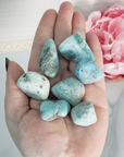 Larimar Pectolite Natural Gemstone Tumbled Stone - 4