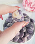 Lepidolite Stone Natural Crystal Gemstone Tumbled Stone | One Stone - Purple Lepidolite - 4