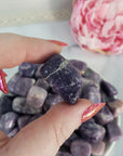 Lepidolite Stone Natural Crystal Gemstone Tumbled Stone | One Stone - Purple Lepidolite - 8