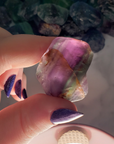 Raw Fluorite Crystal Natural Rough Gemstone Chunk | MEDIUM - Bright Light 2