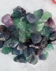 Raw Fluorite Crystal Natural Rough Gemstone Chunk | MEDIUM