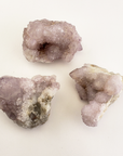 Spirit Cactus Quartz Lavender Amethyst Crystal Natural Druzy Cluster | MEDIUM - White Background 2