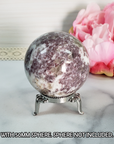 Metal Display Stand for Gemstone Spheres, Crystal Geodes, & Stone Eggs | Medium - 3