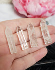 Quartz Crystal Point Bead Natural Gemstone Tower Drilled | SMALL - 2