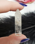 Quartz Crystal Point Bead Natural Gemstone Tower Drilled | SMALL - 3