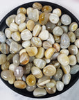Banded Agate Crystal Natural Gemstone Tumbled Stone | SMALL | One Stone