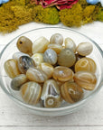 Banded Agate Crystal Natural Gemstone Tumbled Stone | SMALL | One Stone - 4