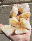 Raw Citrine Crystal | Natural Citrine Gemstone | Rough Gemstone Raw Crystal