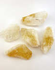 Raw Citrine Crystal | Natural Citrine Gemstone | Rough Gemstone Raw Crystal - White Background 4