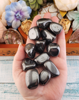 Hematite Natural Tumbled Stone - One Stone - In Hand