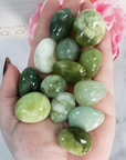 New Jade Serpentine Gemstone Natural Crystal Tumbled Stone | One Stone - 1