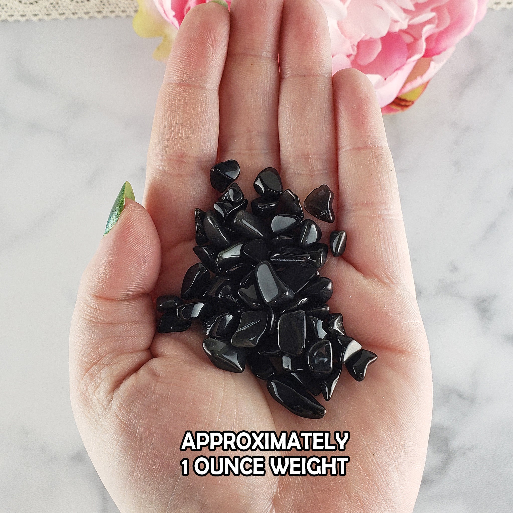 Obsidian Crystal Chips Natural Gemstone Crystal Gemstone Shop