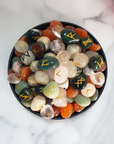 Natural Tumbled Stone Elder Futhark Runic Fortune - Divination Stone