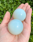 Opalite Crystal Sphere Manmade Gemstone Orb - 35 - 40mm - Outdoors