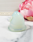 Unique Opalite Crystal Manmade Gemstone Santa Hat Gnome Hat