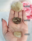 Pale Smoky Quartz & Natural Citrine Crystal Freeform Tumbled Stone | Multiple Sizes - 2
