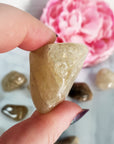 Pale Smoky Quartz & Natural Citrine Crystal Freeform Tumbled Stone | Multiple Sizes - 7