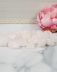Pearl Pink Calcite Crystal Natural Gemstone Tumbled Stone - 2