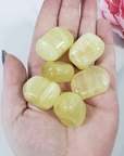 Pineapple Yellow Calcite Crystal Natural Gemstone Tumbled Stone