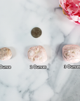 Pink Rhodochrosite Crystal Natural Gemstone Tumbled Stone | Multiple Sizes - Sizing